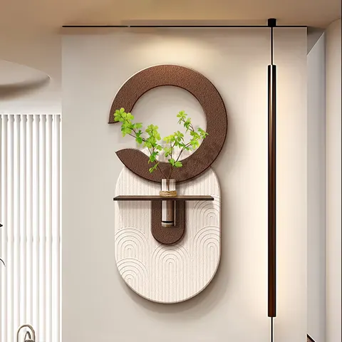 Modern Simplicity Entrance Hall Art Home Decor Painting Creativity Three-dimensional Sandstone Wall Surface Mural Painting