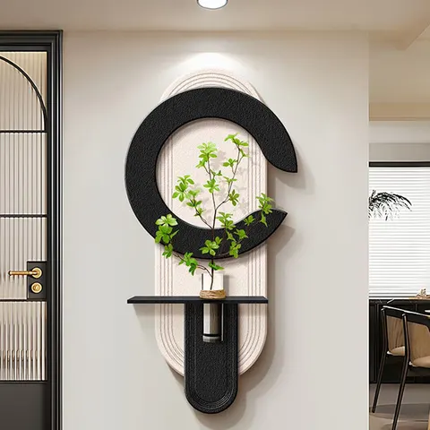 Modern Simplicity Entrance Hall Art Home Decor Painting Creativity Three-dimensional Sandstone Wall Surface Mural Painting