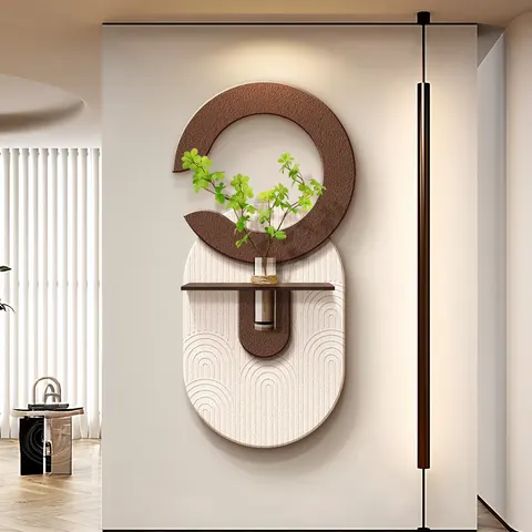 Modern Simplicity Entrance Hall Art Home Decor Painting Creativity Three-dimensional Sandstone Wall Surface Mural Painting