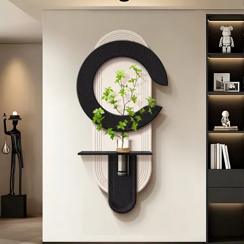 Modern Simplicity Entrance Hall Art Home Decor Painting Creativity Three-dimensional Sandstone Wall Surface Mural Painting