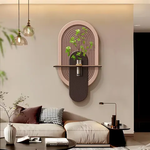 Modern Simplicity Entrance Hall Art Home Decor Painting Creativity Three-dimensional Sandstone Wall Surface Mural Painting