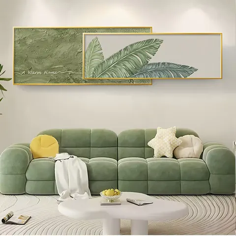 Modern Simplicity Living Room Home Furnishings Decorative Painting Sofa Background Wall Texture Superposition Wall Painting