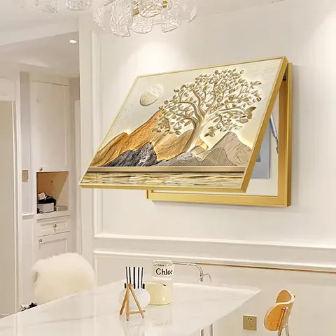 Modern Wall Art Decor for Electric Meter Box Power Switch Hide Cover Wall Poster Home Decoration Diamonds Painting