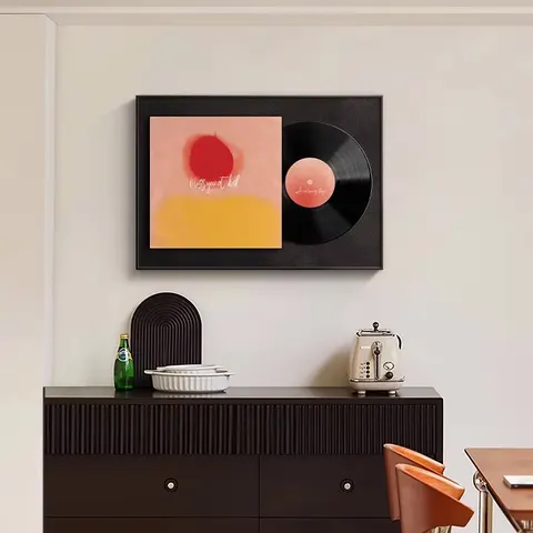 Music Record Electricity Meter Box Home Decor Paintings Retro Electrical Box Cover Art Decor Mural