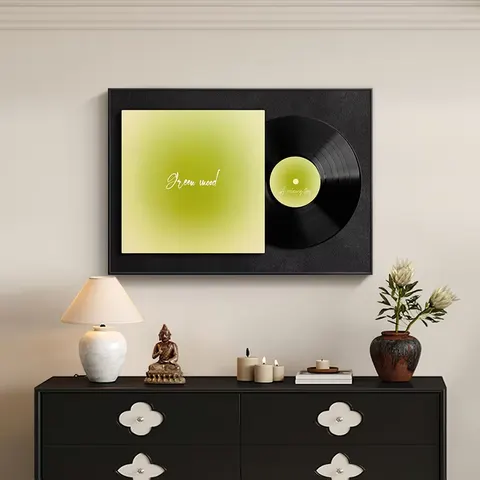 Music Record Electricity Meter Box Home Decor Paintings Retro Electrical Box Cover Art Decor Mural