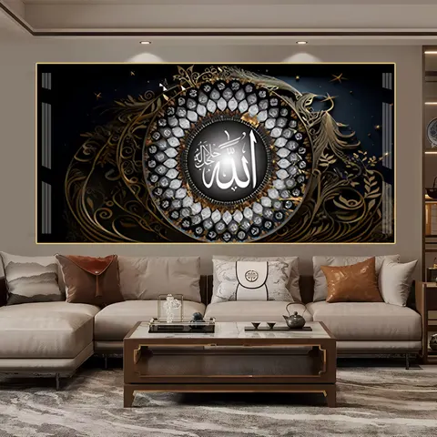 抽象 单幅 装饰画 新中式 客厅背景墙挂画 晶瓷画