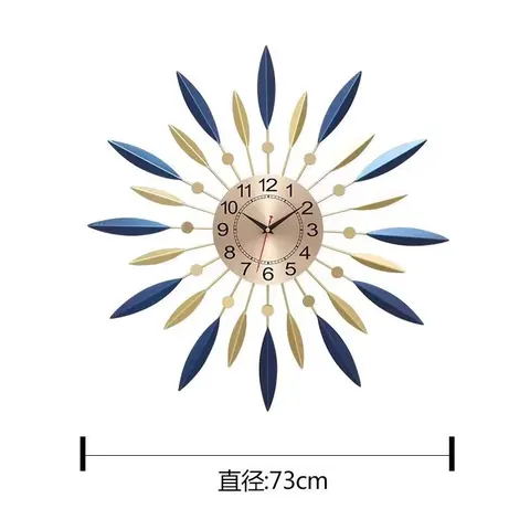 城市 单幅 装饰画 轻奢风 客厅背景墙挂画 挂钟