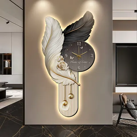 New Chinese Style Living Room Elk Art Home Decor Painting Sofa Background Wall Crystal Porcelain Painting