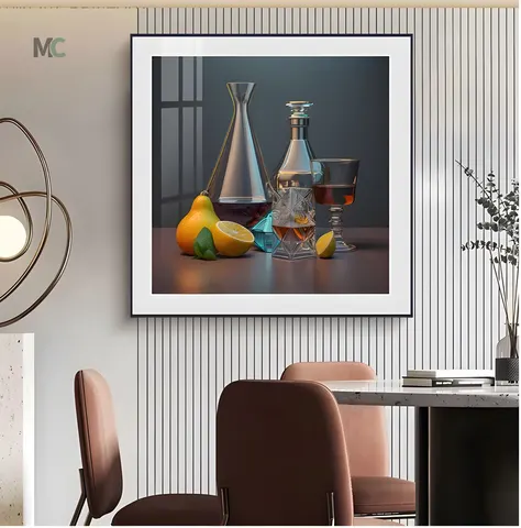 New Creative Modern Wall Art Home Decor Painting Diamond Mural Living Room Crystal Porcelain Painting