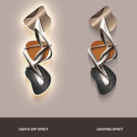 New Creative Stone to Run Into the Home Acrylic Crystal Porcelain Wall Art LED Light Painting Home Decoration