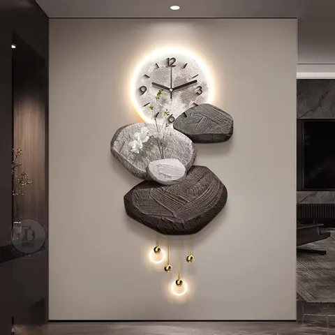 New Idea Metal Pendant Acrylic LED Painting Corridor Entrance Hall Sandstone Art Home Decor Paintings