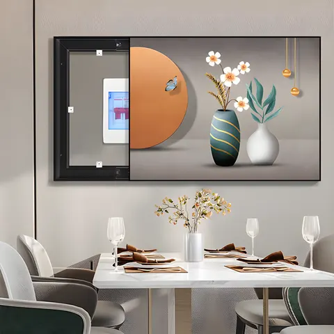 New Originality Electric Box Cover Art Home Decoration Painting Modern Simple Restaurant Mural Distribution Box Hanging Painting