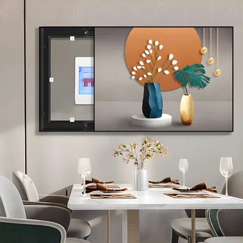 New Originality Electric Box Cover Art Home Decoration Painting Modern Simple Restaurant Mural Distribution Box Hanging Painting