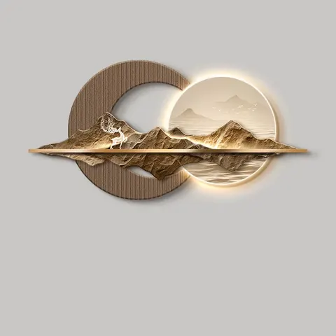 Newly Launched Sandstone Crystal Porcelain Acrylic LED Painting Sofa Background Wall Art Decor Painting
