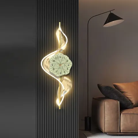 Nine Fish Diagram Living Room Acrylic LED Painting Hotel Background Wall Entrance Hall Art Home Decor Painting