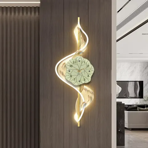 Nine Fish Diagram Living Room Acrylic LED Painting Hotel Background Wall Entrance Hall Art Home Decor Painting