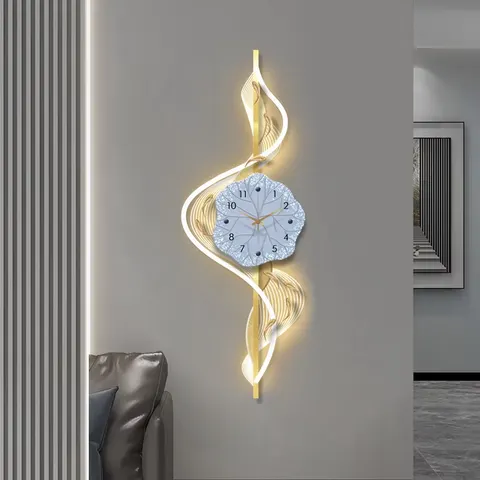 Nine Fish Diagram Living Room Acrylic LED Painting Hotel Background Wall Entrance Hall Art Home Decor Painting