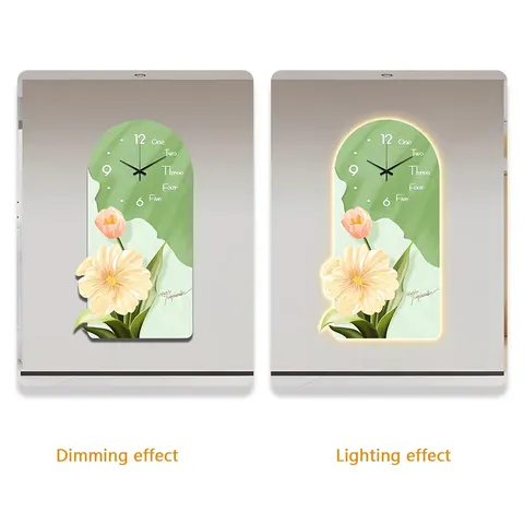 Nordic Style Creativity Flowers Home Furnishings Painting Living Room Corridor Background Wall LED Painting