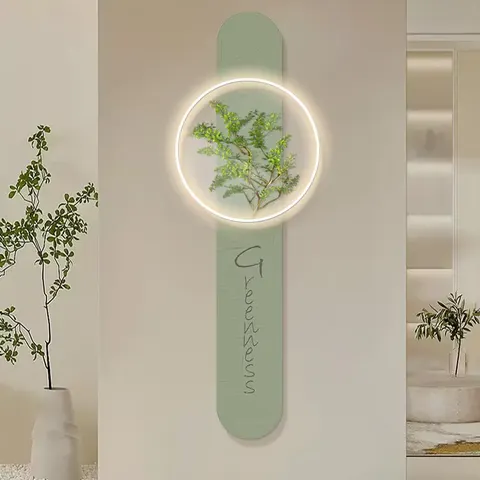 Nordic Style Home Furnishings Decorative Painting Modern Simplicity Double-layer UV Precision Engraving Acrylic LED Paining