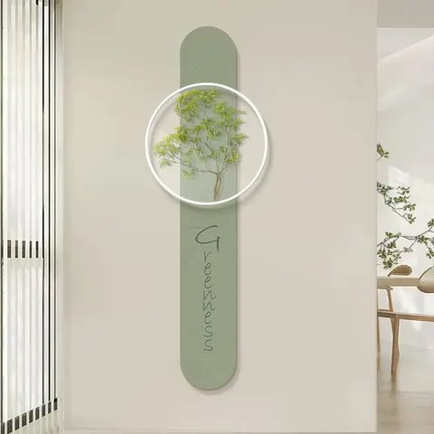 Nordic Style Home Furnishings Decorative Painting Modern Simplicity Double-layer UV Precision Engraving Acrylic LED Paining