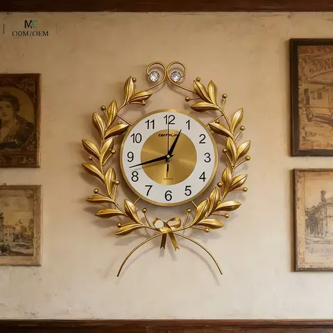 Northern Europe Alarm Clock Living Room Household Fashion Clocks Decoration Hanging Piece Modern Art Wall Clock