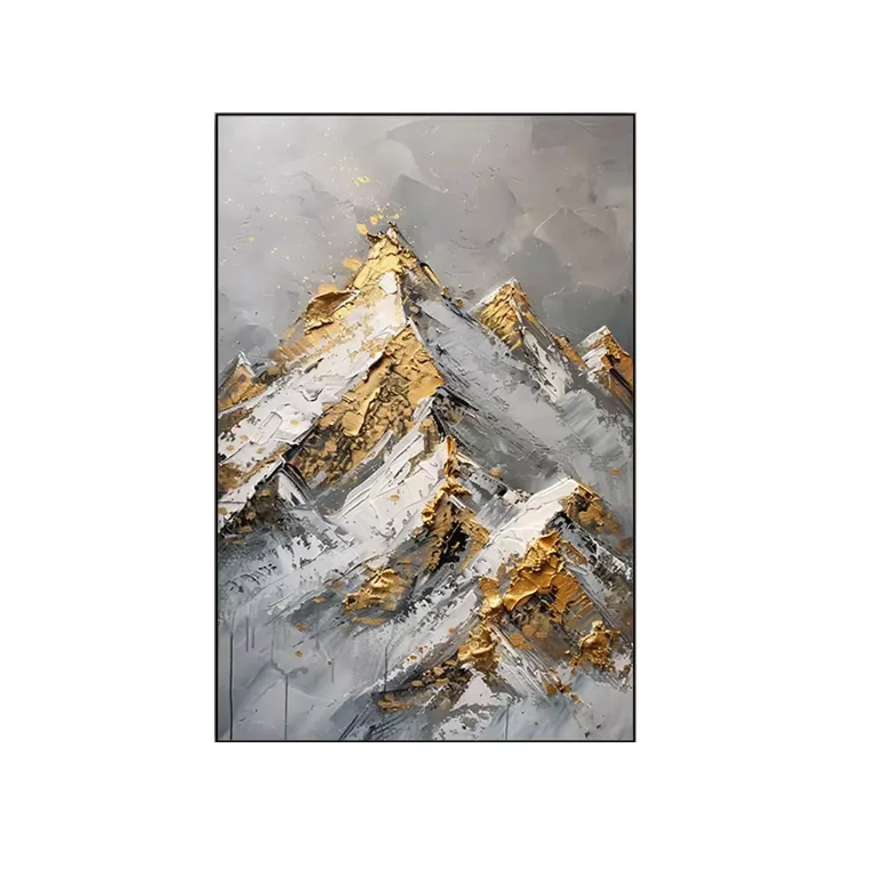 抽象 单幅 装饰画 轻奢风 玄关背景墙挂画 手绘油画