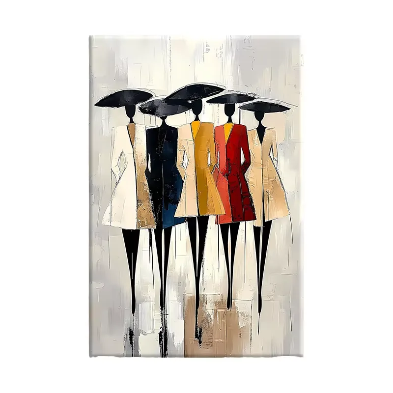 Oil Painting on Canvas Living Room Decorative Abstract Texture Modern Porch Hanging Painting Portrait