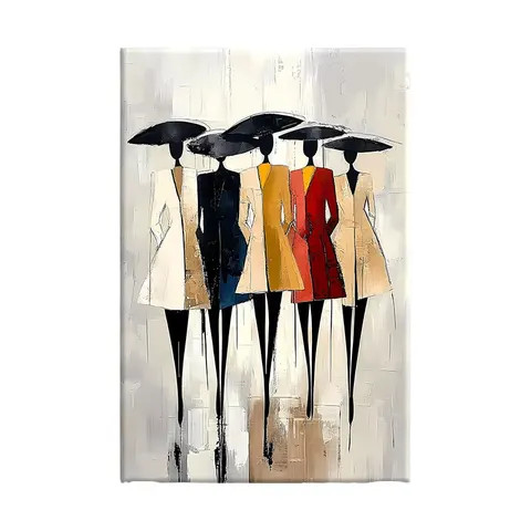 Oil Painting on Canvas Living Room Decorative Abstract Texture Modern Porch Hanging Painting Portrait