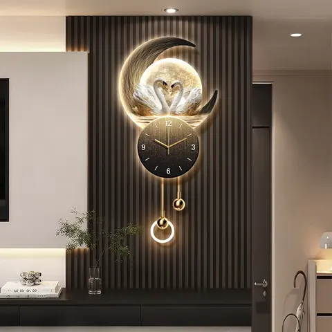 Peacock Art Home Decor Painting Beside the TV Background Wall Metal Pendant Crystal Porcelain Painting