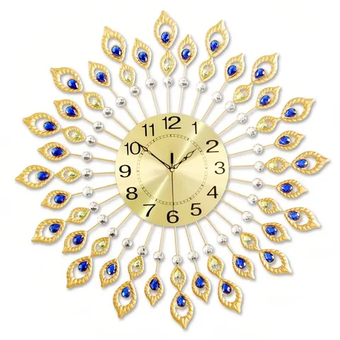 Peacock Art Wall Clock Household Creativity Craftwork Modern Simplicity Personalized Quartz Clock