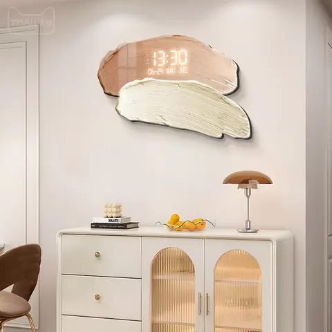 Perpetual Calendar Art Home Furnishings Decorative Painting Living Room Sofa Background Wall Crystal Porcelain Painting