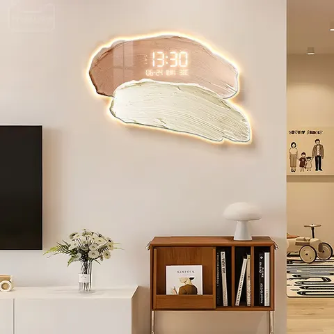 Perpetual Calendar Art Home Furnishings Decorative Painting Living Room Sofa Background Wall Crystal Porcelain Painting