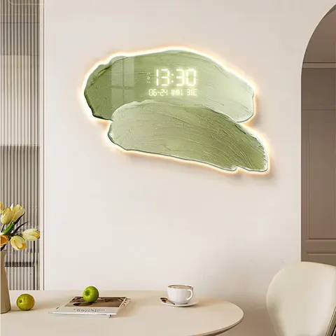 Perpetual Calendar Art Home Furnishings Decorative Painting Living Room Sofa Background Wall Crystal Porcelain Painting