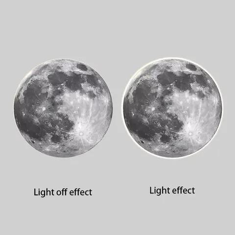 日月星辰 单幅 装饰画 现代简约 玄关背景墙挂画 LED带灯画