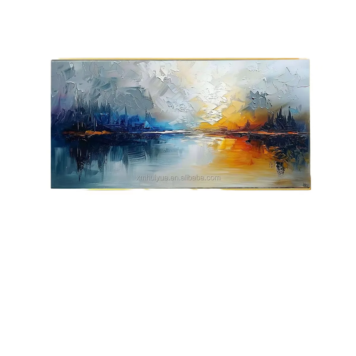 抽象 单幅 装饰画 现代简约 客厅背景墙挂画 手绘油画