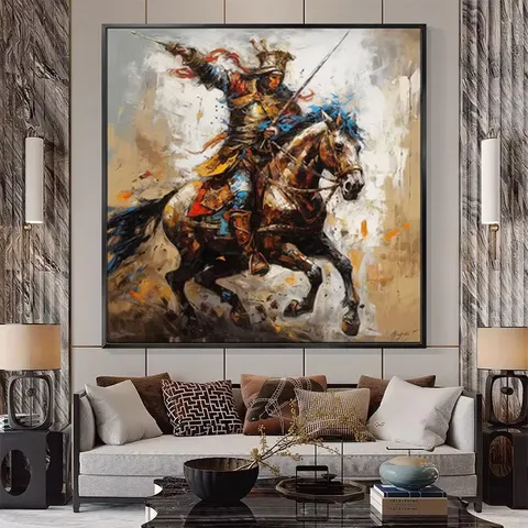 抽象 单幅 装饰画 现代简约 玄关背景墙挂画 手绘油画