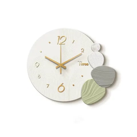 Restaurant Background Wall Clocks and Watches Crystal Porcelain Painting Modern Luxury Art Home Decor Paintings
