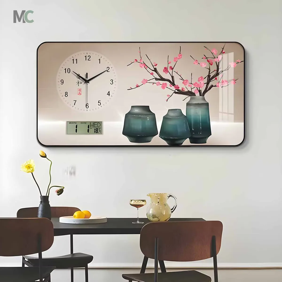 Restaurant Background Wall Perpetual Calendar Art Murals High-definition Printing Wholesale Customization Art Decor Paintings