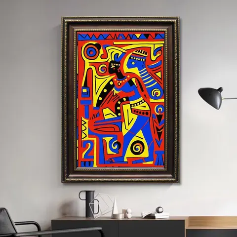 Sell Like Hot Cakes African Countries Tribal Symbols and Totems Art Decor Canvas and Crystal Porcelain Painting