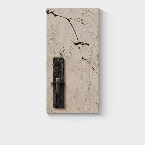 Simple and Elegant Art Home Decor Paintings Zen-inspired Office Tea Room Background Wall Sandstone Painting