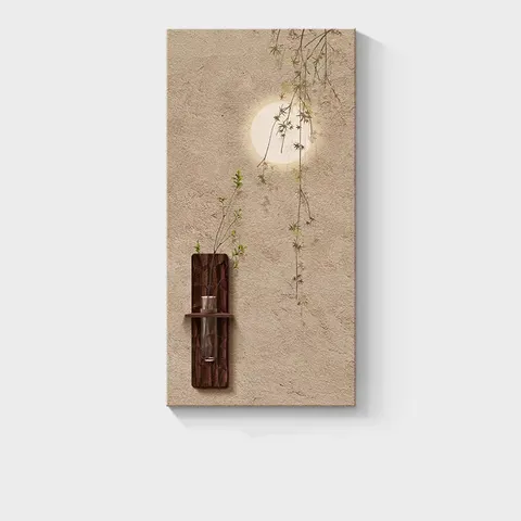 Simple and Elegant Art Home Decor Paintings Zen-inspired Office Tea Room Background Wall Sandstone Painting