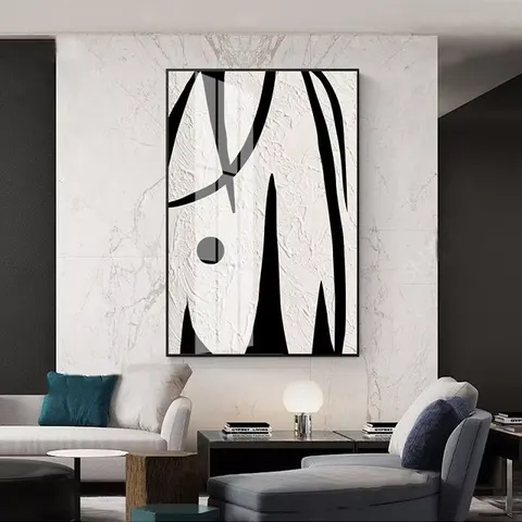 城市 单幅 装饰画 现代简约 卧室背景墙挂画 晶瓷画