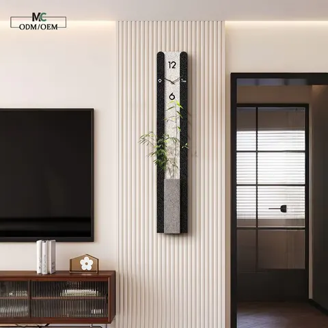 Simplicity Black and White Living Room Wall  Clock Creativity Elegance TV Background Wall Art Decor Painting