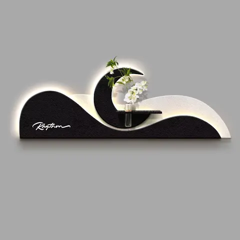 Simplicity Fashion 3D Artistic Home Decor Paintings UV Cutting Technology Process Sandstone Glowed LED Painting