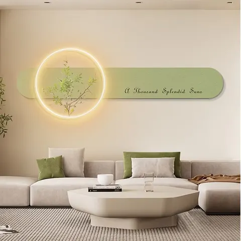Sofa Backdrop Wall Art Home Decor Painting Little Freshness Wall Surface Acrylic LED Paintings