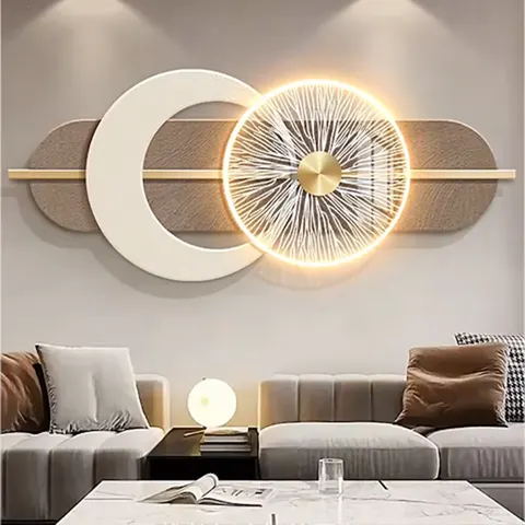 Sofa Background Wal Sandstone Art Home Furnishings Decorative Painting UV Print Acrylic LED Painting