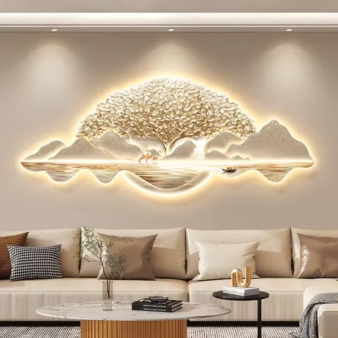 抽象 单幅 装饰画 现代简约 客厅背景墙挂画 精雕画
