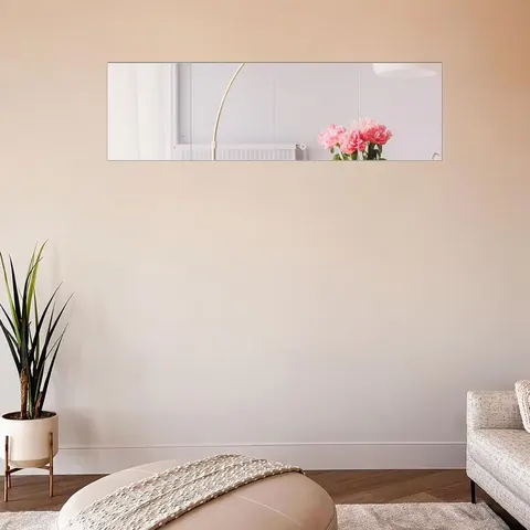 Sofa Background Wall Art Decor Acrylic Room Mirror Bathroom Wall Is Not Breakable Paste Waterproof Soft Mirror