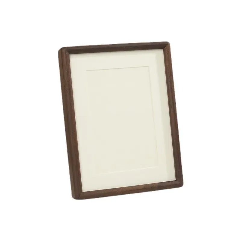 Solid Wood Black Walnut Round Corner Picture Frame Pendulum Lovers Photo  Frames Hanging Wall Manufacturers Wholesale