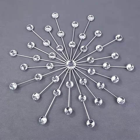 Starry Sky Ironwork Wall Decoration European Style Simplicity Metal Wall Hanging Living Room Wall Snowflake-like Hanging Piece